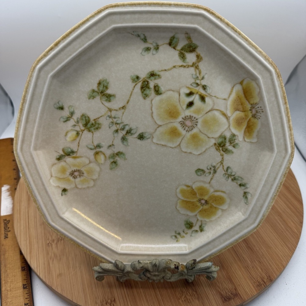 Set Of 4 Mikasa Avante Firenze Floral Dinner Plates 10.75" Japan
